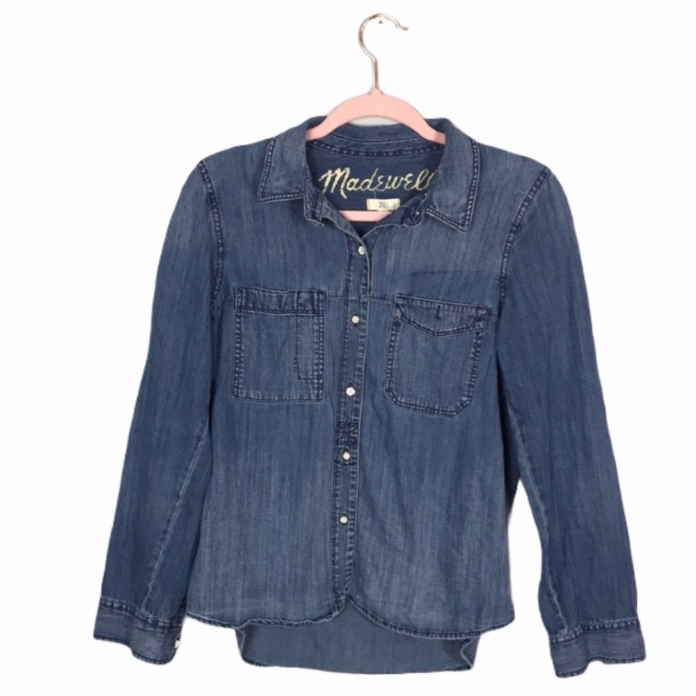 MADEWELL button down denim top